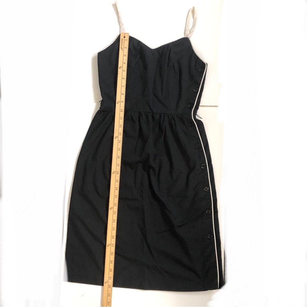Vintage 70s Women’s Ronda Roy black and white button up sun dress size XS - Picture 10 of 16